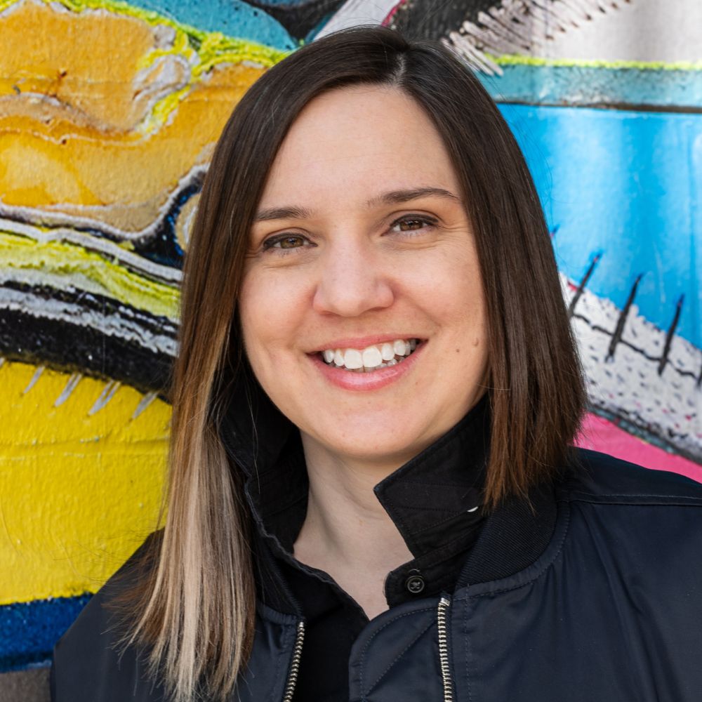 A headshot of Rachel Rearick