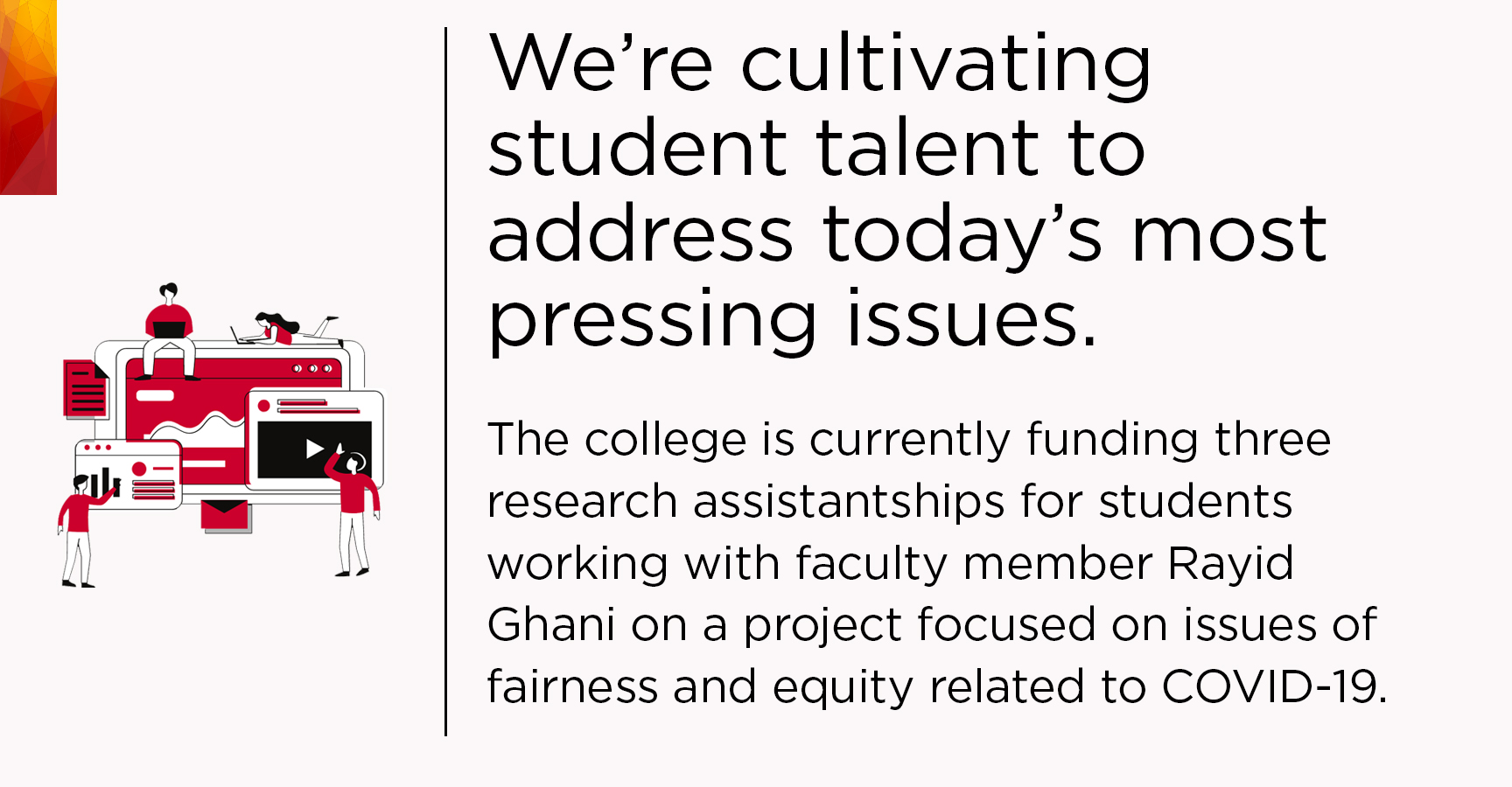 funding three research assistantships