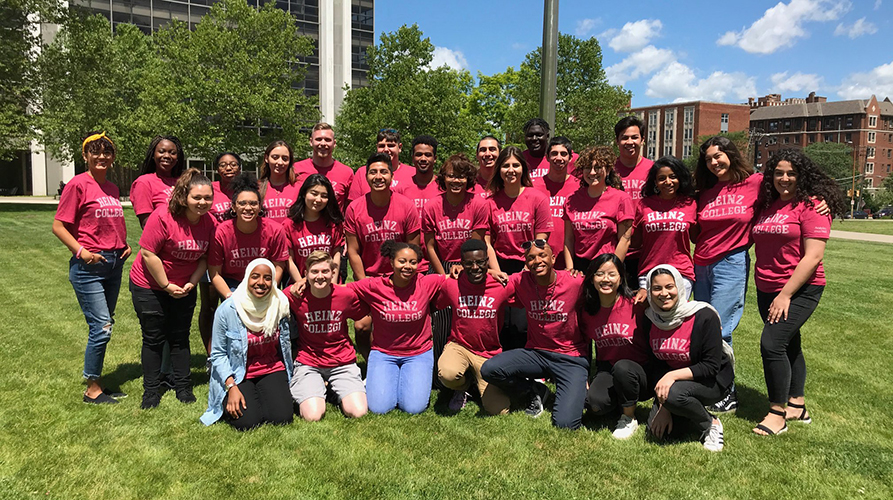 PPIA Group Shot Students on lawn at CMU