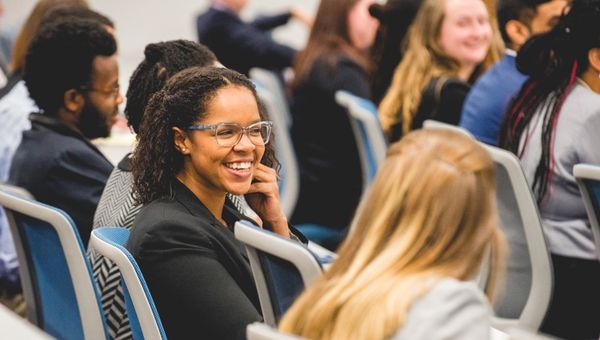 Heinz College students engage in the classroom.