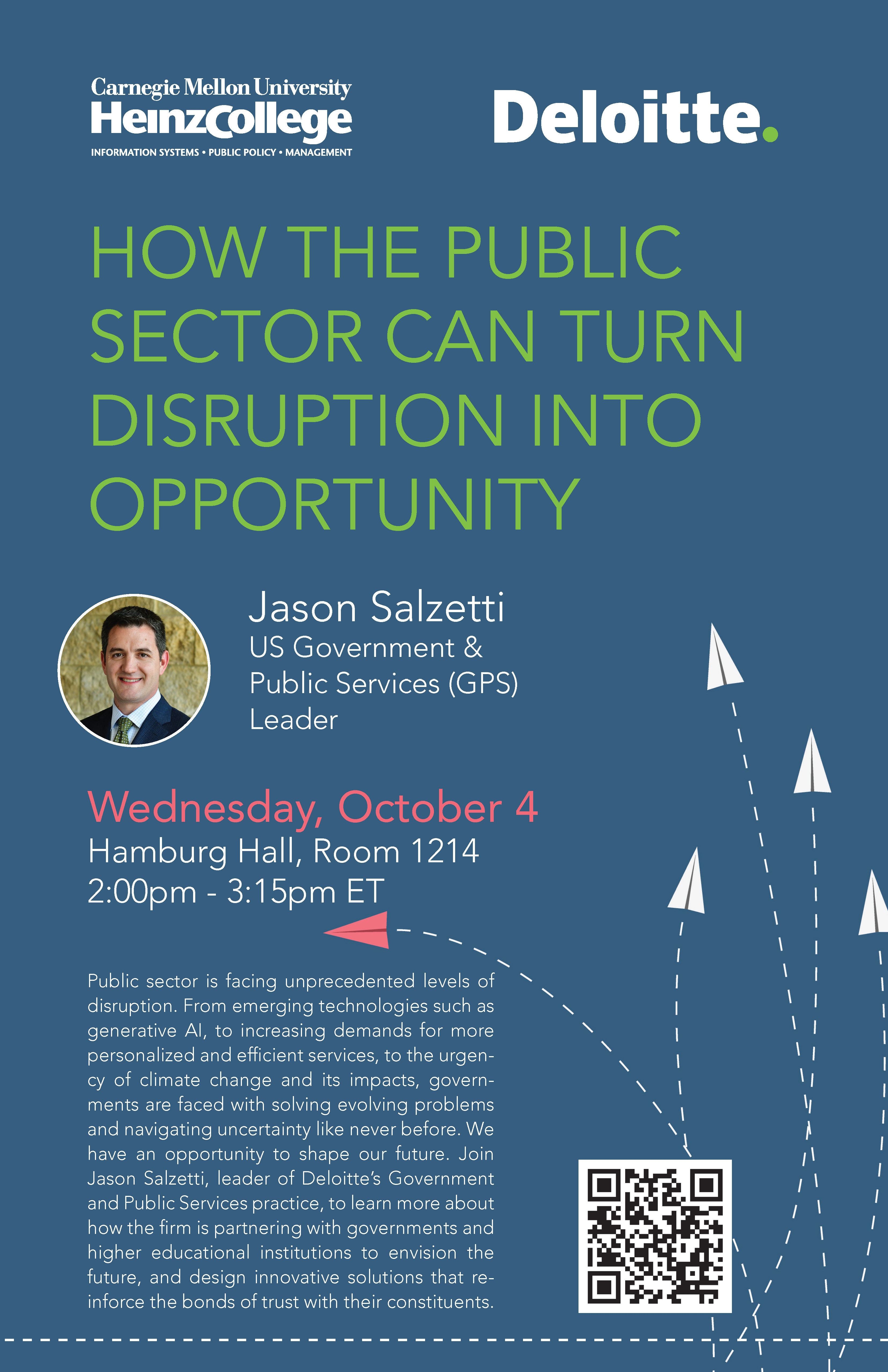 Deloitte Event Poster