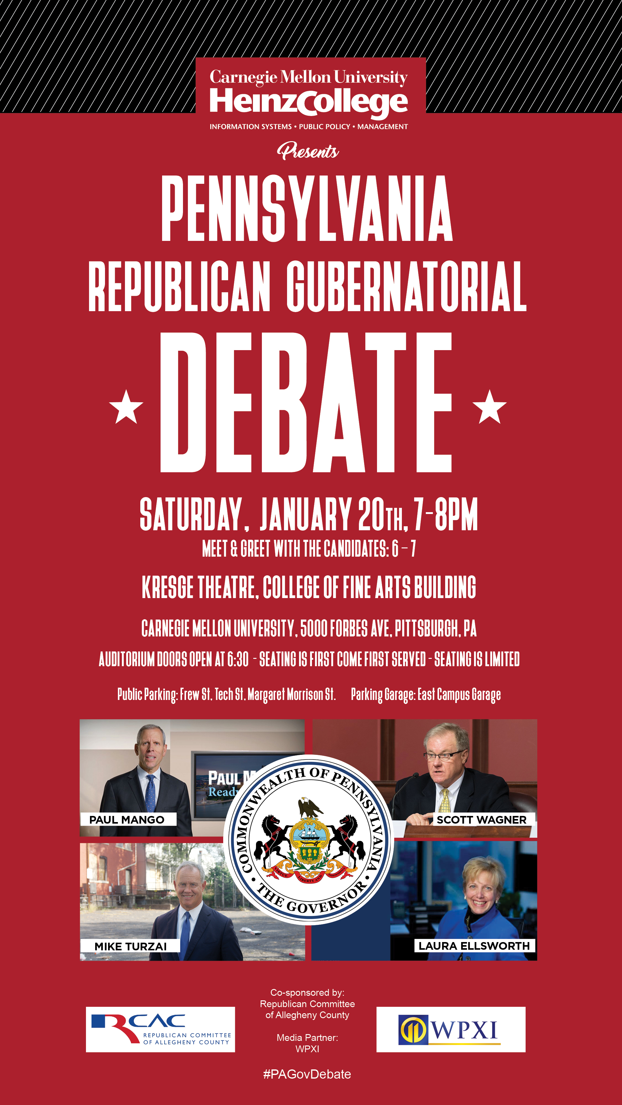 Gubernatorial Debate Information Image