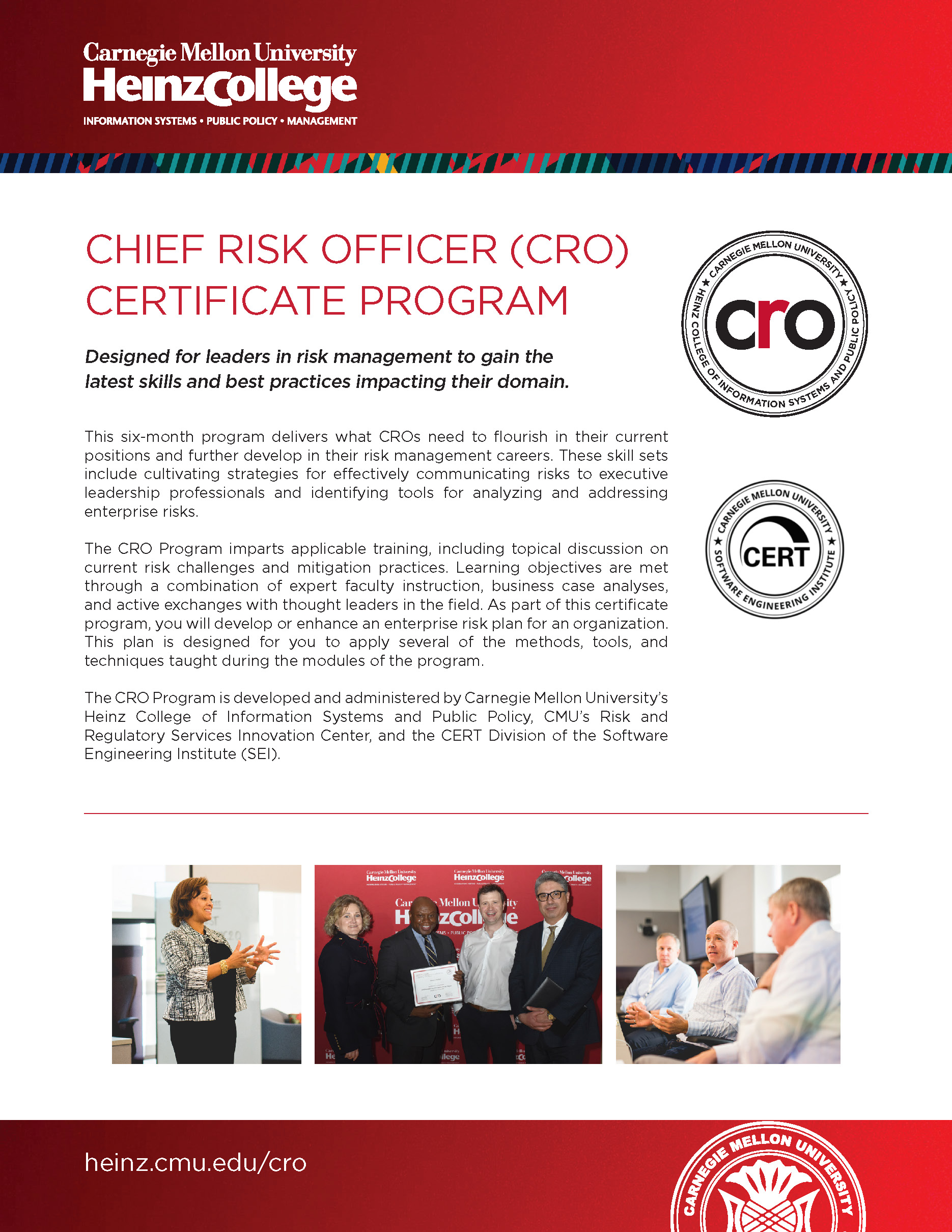 Chief Risk Officer Program Brochure
