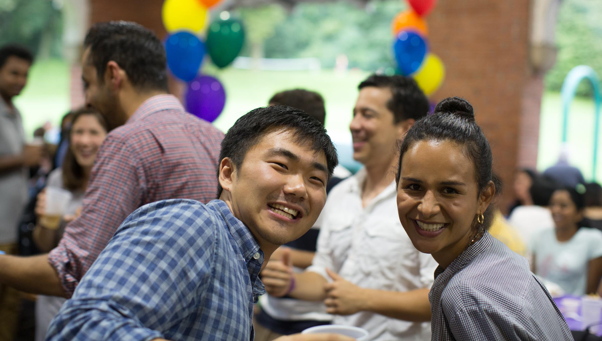 Heinz College students at the Heinz College Fall Picnic