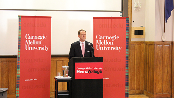 Senator Pat Toomey at Heinz College