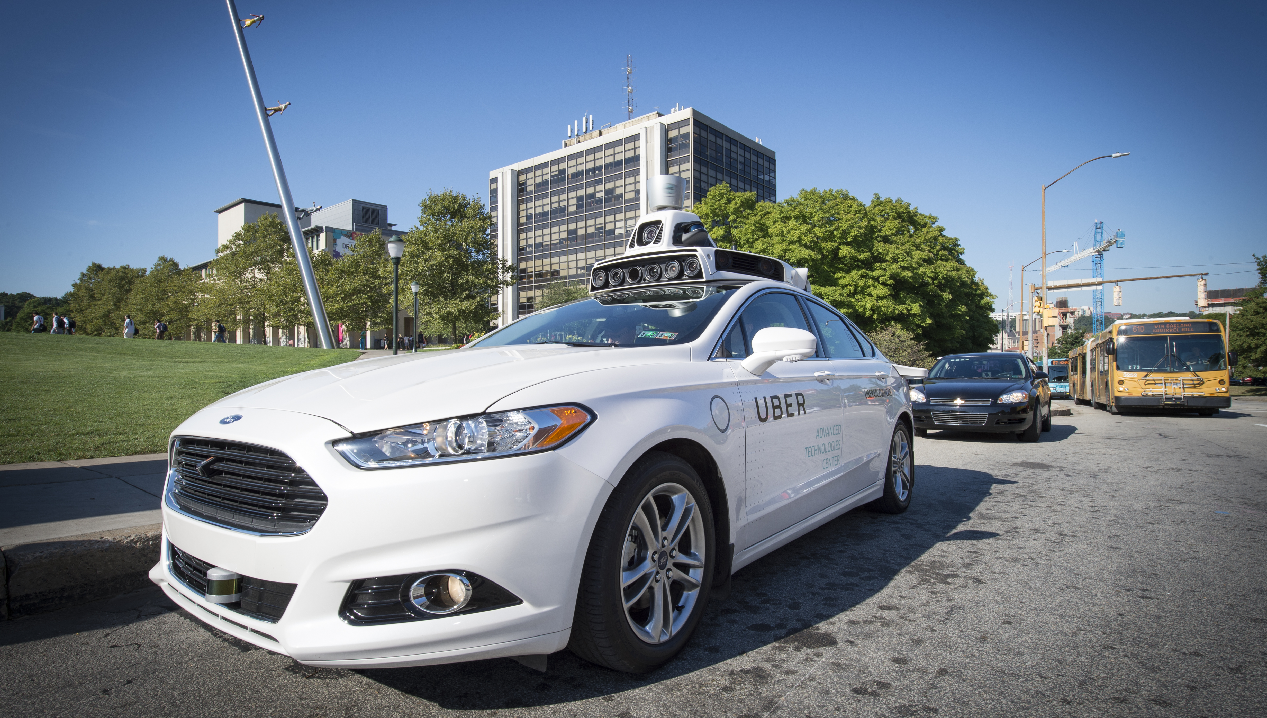 Uber self-driving car