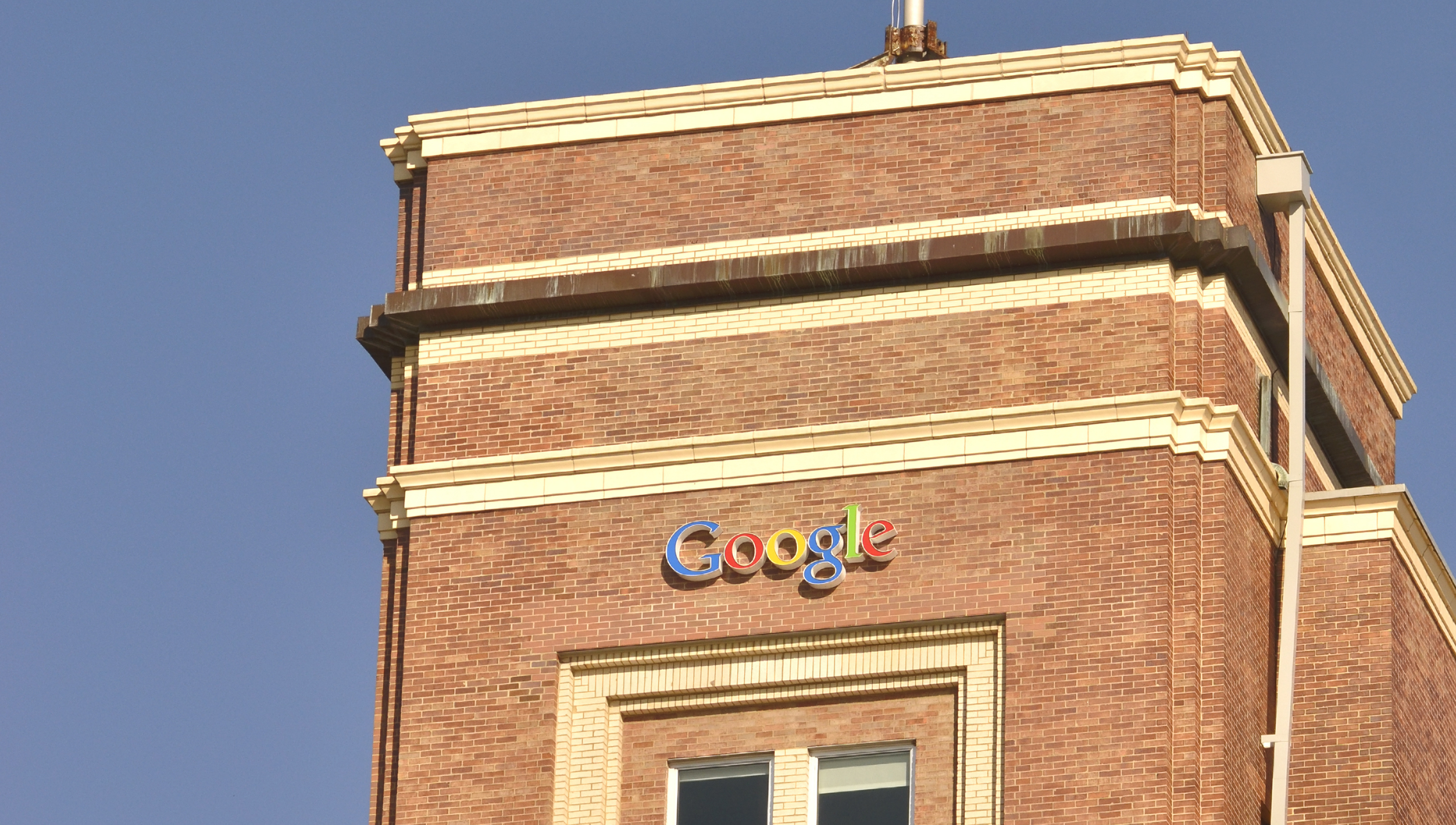 Exterior of Google's Pittsburgh office located in the Bakery Square building complex