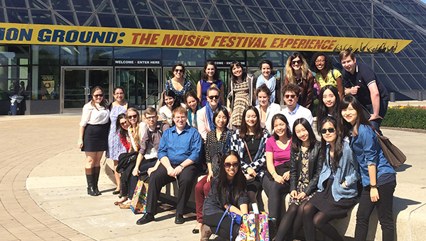 MAM students at the Rock and Roll Hall of Fame