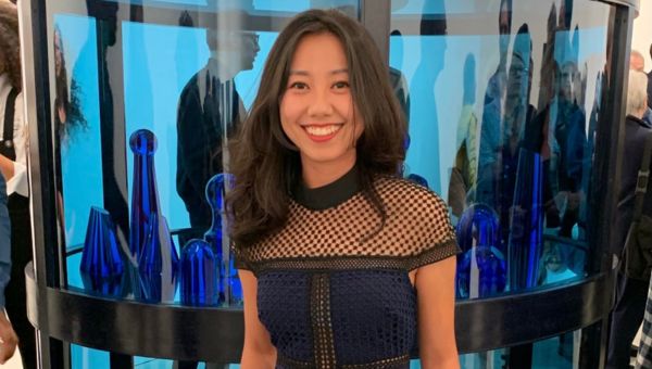 A photo of Yvonne Zhou, a graduate of Heinz College's Arts Management program who is the director of Karma, a gallery focused on contemporary art that has locations in New York City and Los Angeles.
