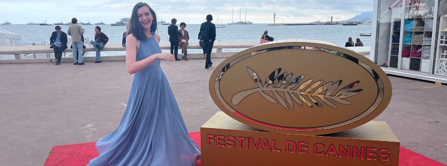 A Heinz College entertainment industry management master's degree student interning at the Cannes Film Festival.