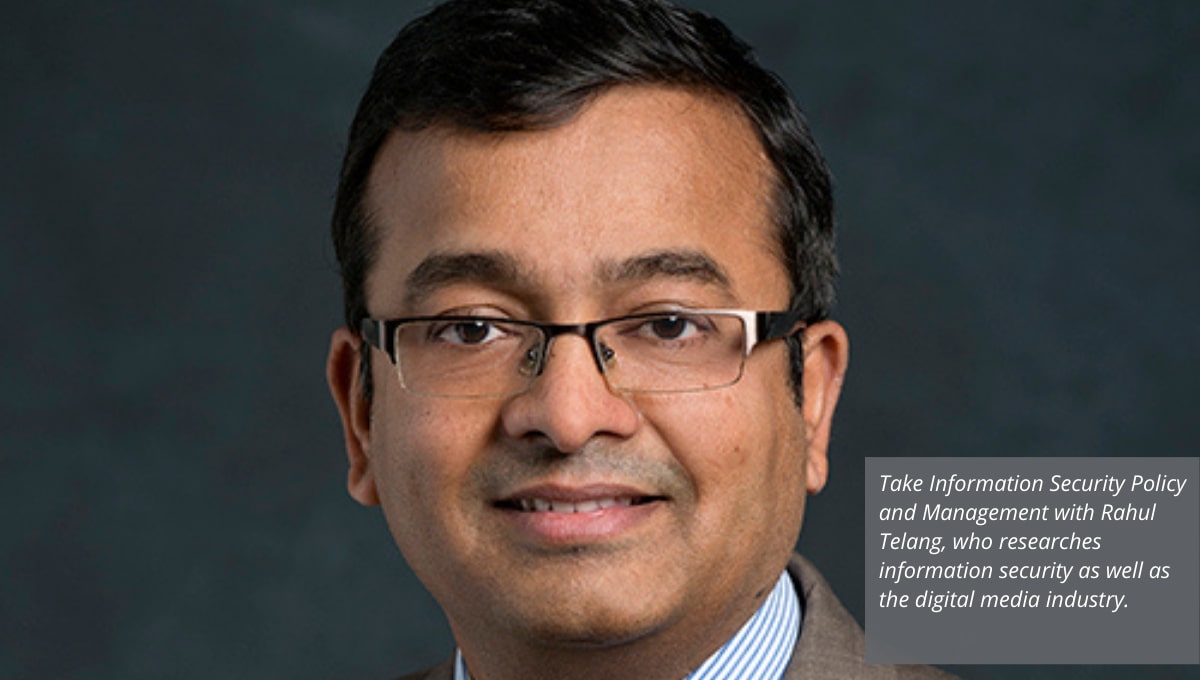 A photo of professor Rahul Telang