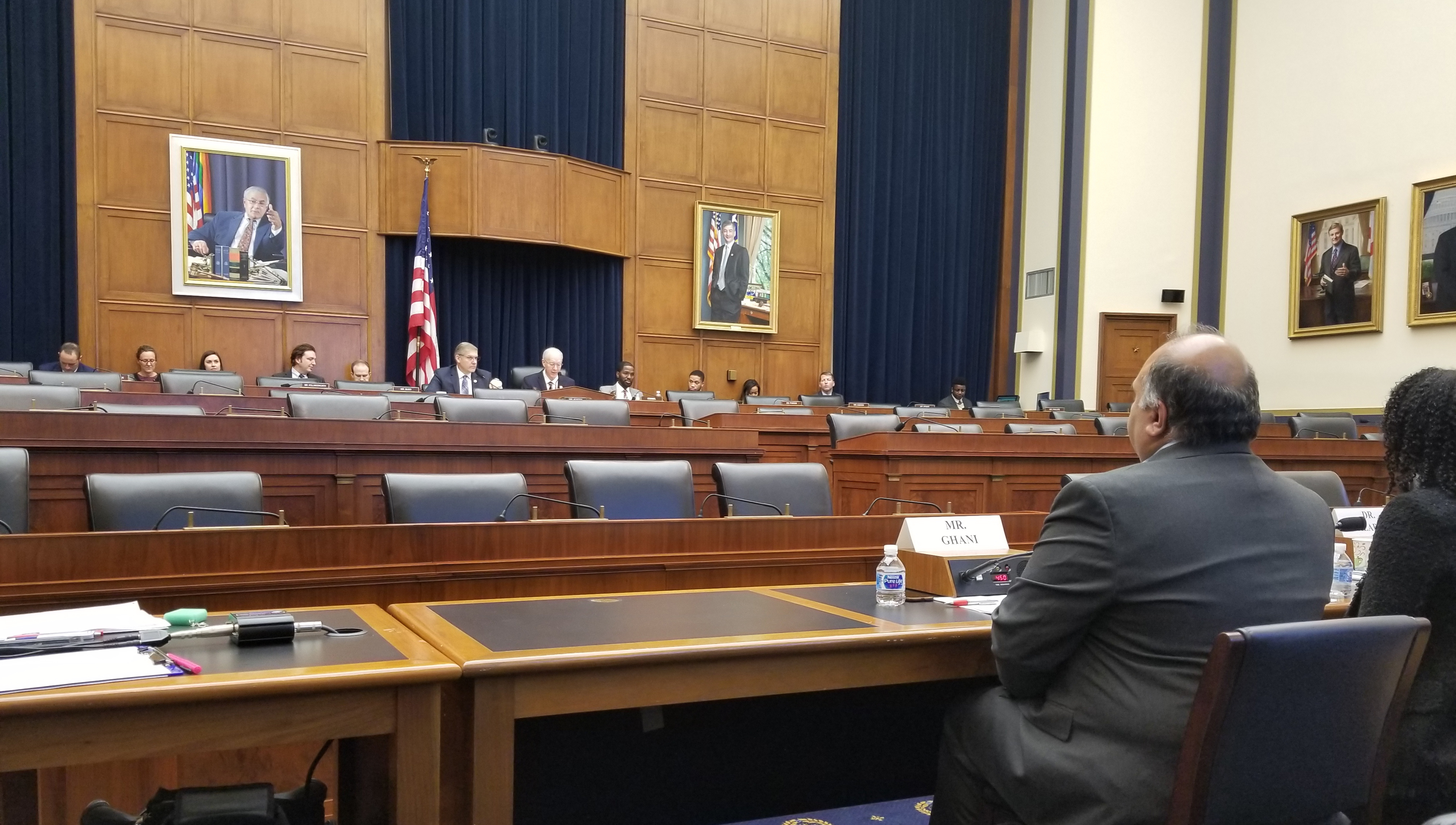 Heinz College Professor Rayid Ghani testifying before the U.S. Congress.