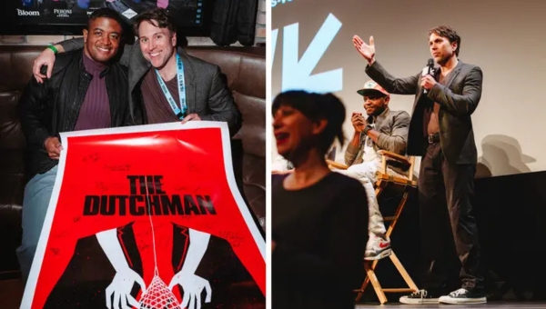 Jonathan Baker at SXSW for the premiere of "The Dutchman."