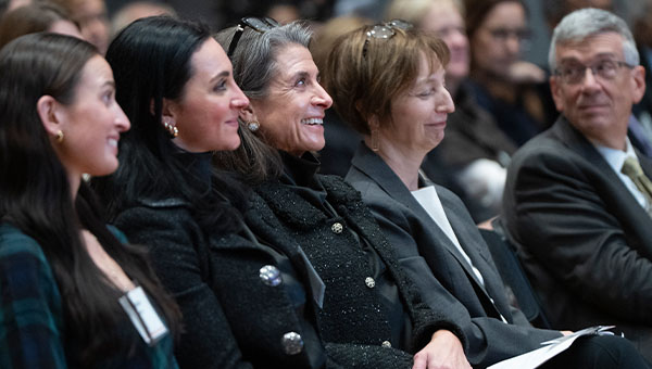Side view of Kirsten Martin in the audience