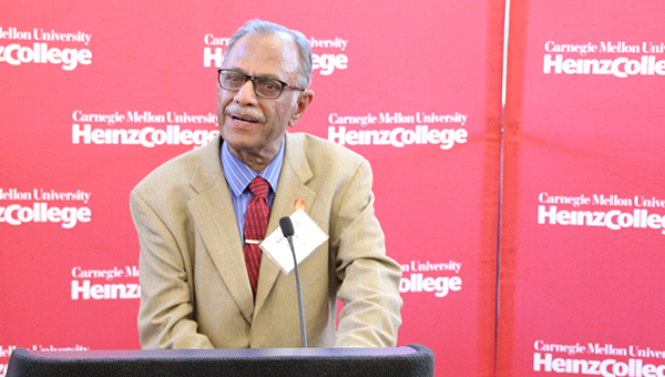 Dr. EGP Haran speaks at Heinz College