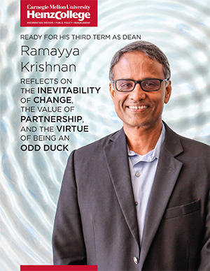 Ramayya Krishnan magazine cover layout
