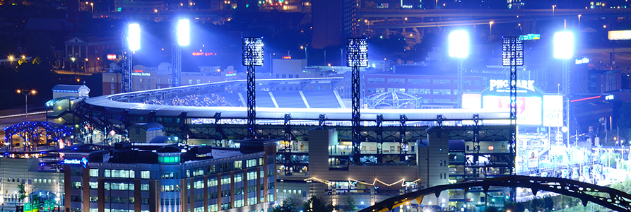 PNC Park during a night game